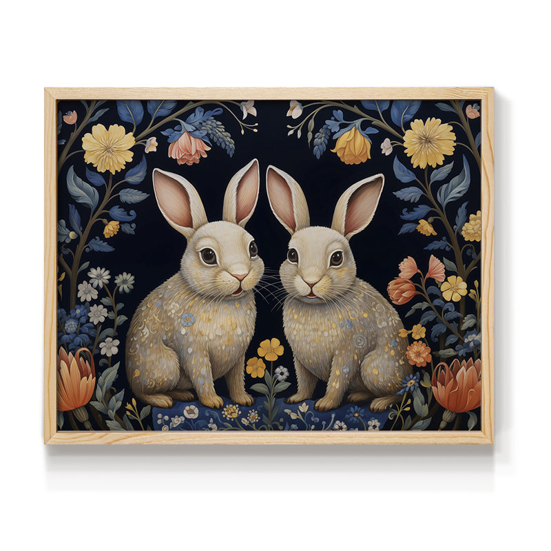 Faune - XXIX - Reproduction encadrée - Restickable, Naturel, H 11 po x l 14 po