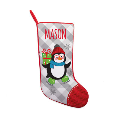 Jolly Penguin Personalized Stocking