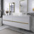 72" Wall Mounted Bathroom Vanity With Sink