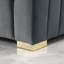 Canapé en velours de luxe 87 po avec 2 coussins Clifford-293635801-287173585