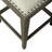 Aisja 76" Console Table Set w/ Three Upholstered Stools & USB Charging Station