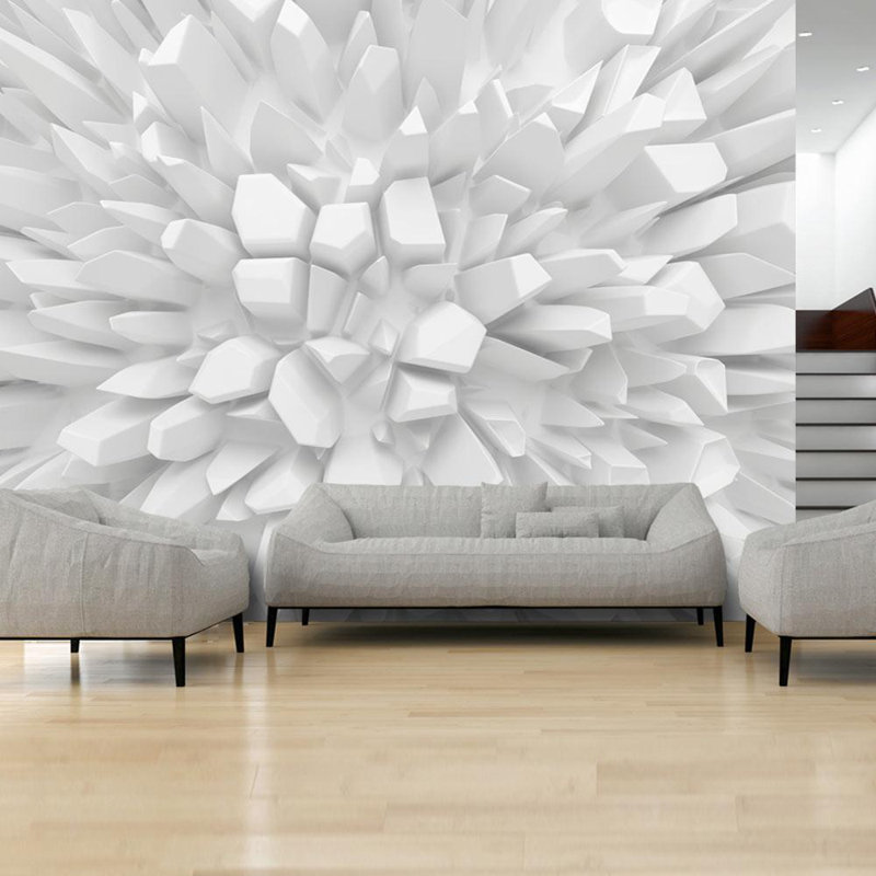 Livernois Dahlia Wall Mural, 55" L x 78" W