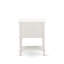 Ensemble de lit plateforme 2 pièces avec 1 très grand lit et une petite table de chevet - Fabrication fiable et durable - Tissu en lin bleu denim-1575584684-1575586194