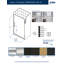 Kinkade 37.75" - 38.25" W x 72" H Hinged Frameless Shower Door-30103090