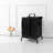 Large 110L 2 Laundry Hamper With Lid, Sorting Cards, Black Cloth Basket For Clothes And Cards Storage