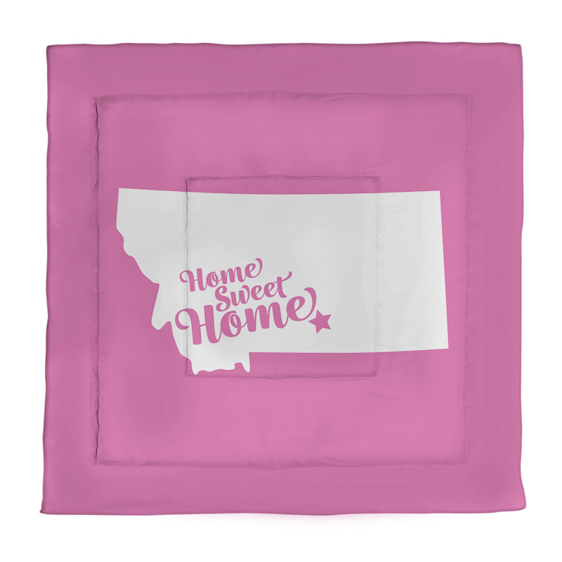 Modern & Contemporary Polyester Percale Comforter, King Comforter, Pink