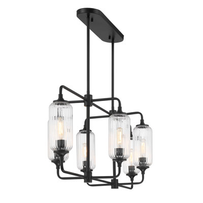Lustre linéaire à 6 lumières Nunley