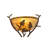 Oak Branch Iron Half Moon