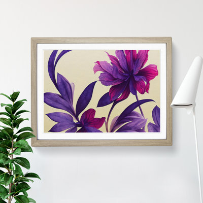 Unforgettable Watercolour Flowers - Framed Print