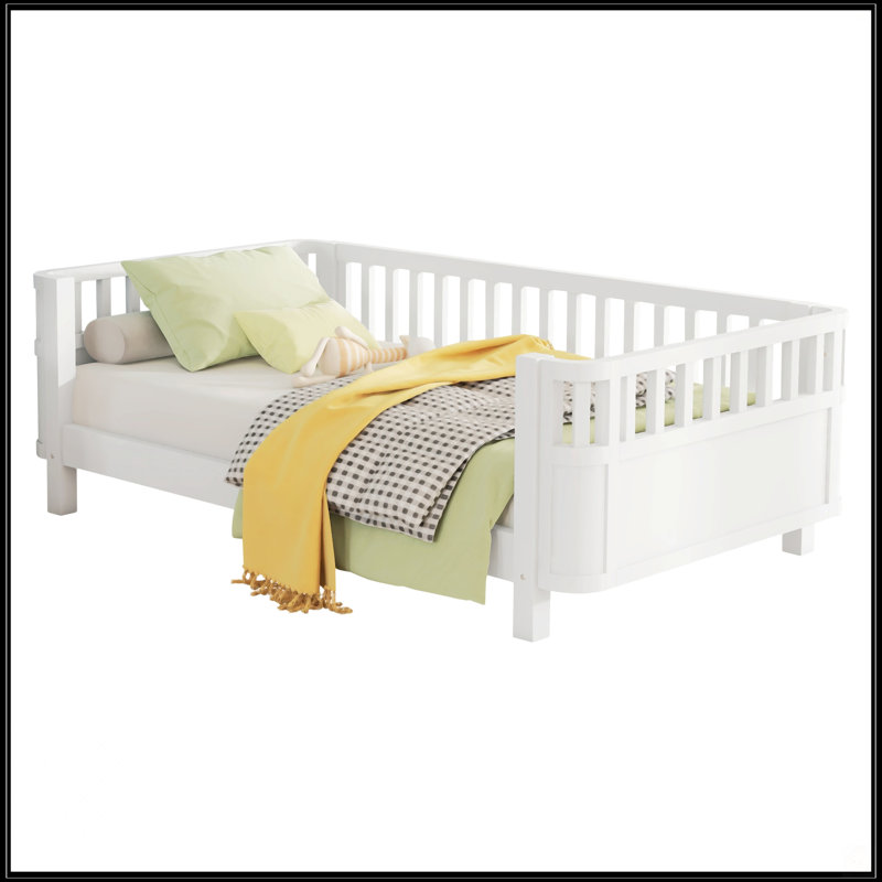 Lit plateforme simple en bois