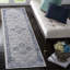 Tapis oriental 2 x 8 résistant aux taches qui ne perd pas ses poils pour les couloirs