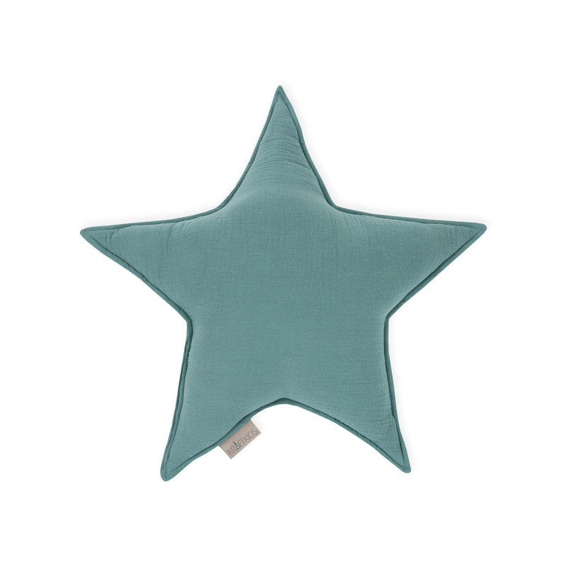 Throw Cushion, Nile blue