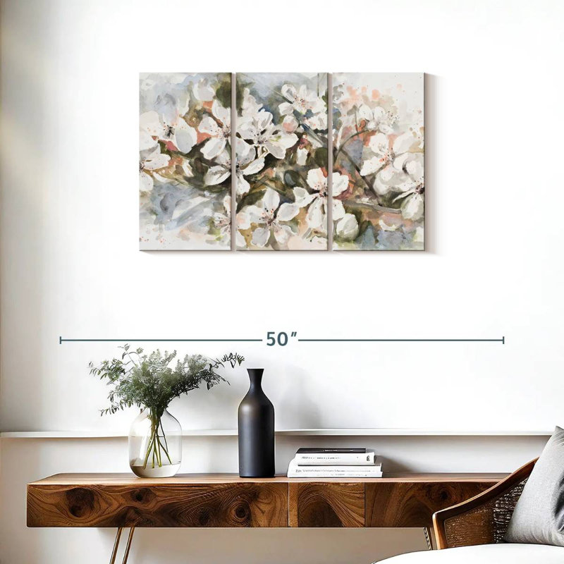 Harnek Soft Peach Blossom, 20" H x 33" W