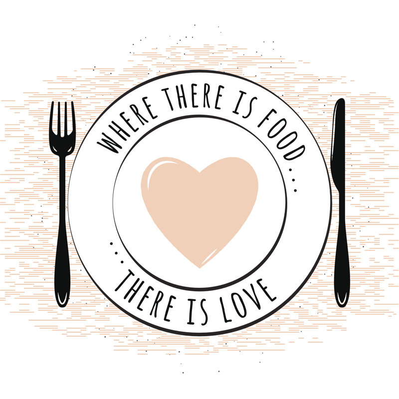 Food Related Quote by Tatianazaets - Wrapped Canvas Print, 30cm H x 30cm W