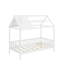 Lit simple en bois avec clôture-1973507808