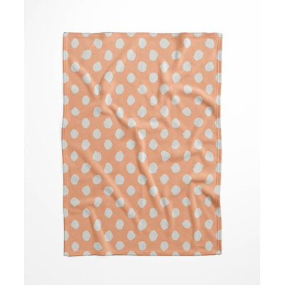 Large Dot Velveteen Fleece Blanket