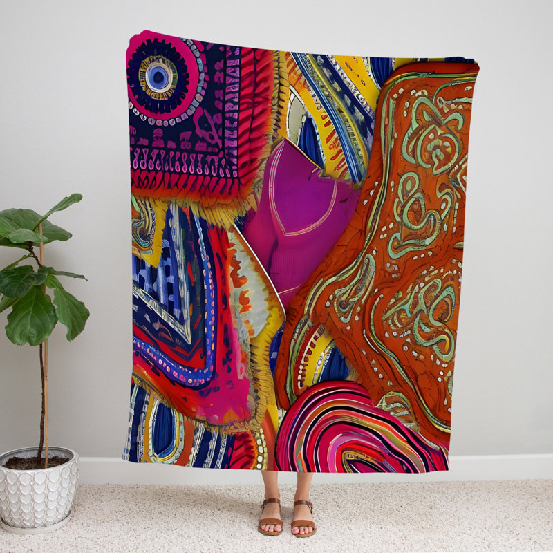 Throw Blanket, 60" L x 51" W
