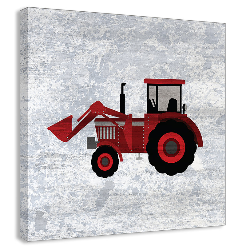 Adhésif décoratif en rouge «Red 3», H 12 po x l 12 po x P 1,5 po, Canevas