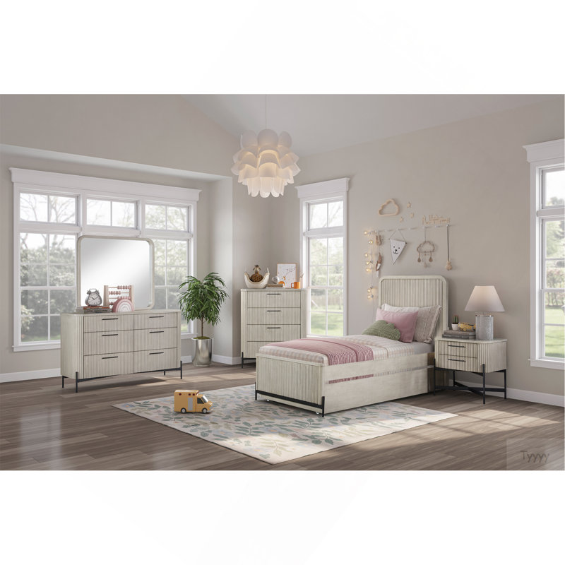 Commode 6 tiroirs - Taupe, Taupe