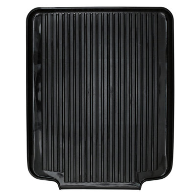 Better Houseware Plastic Drain Tray In Black