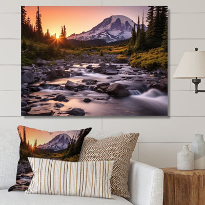 Washington Mount Rainier National Park II - Washington Wall Art For Living Room