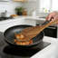 Ensemble d'ustensiles de cuisine en bois de teck 7 pièces avec spatule et louche, ustensiles de cuisine résistants à la chaleur pour casseroles antiadhésives, écologiques et durables
