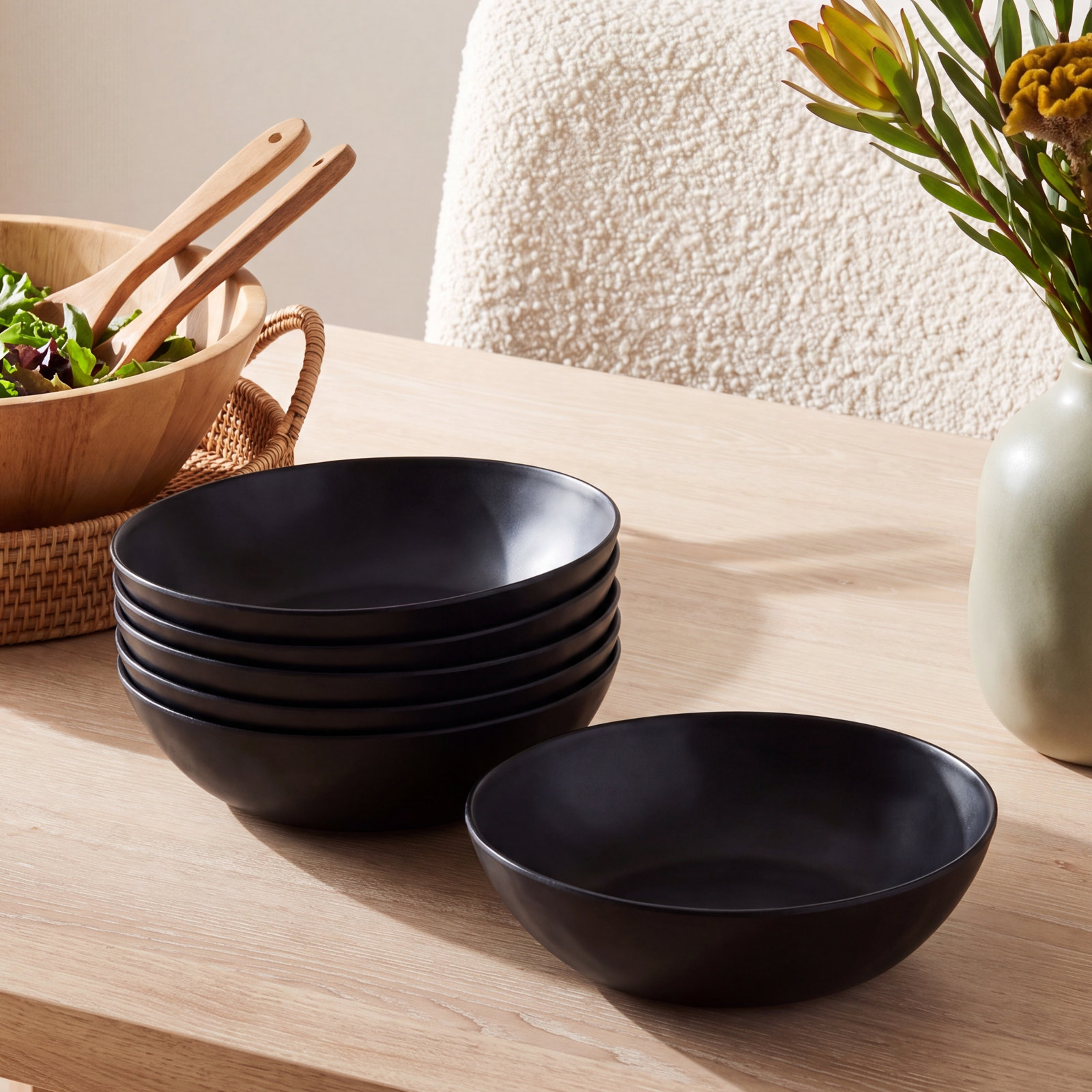 Laya Pasta Bowl, Black