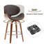 Tabouret de bar et de comptoir pivotant 26 po (ensemble de 3)-490039562
