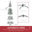  Arbre de Noël artificiel non éclairé avec branches réalistes et 1159 pointes, assemblage et rangement faciles, arbre de Noël