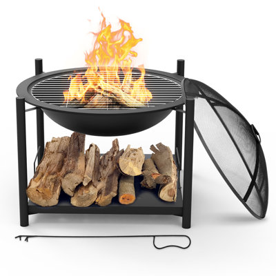 SereneLife 26'' W Kamado Charcoal Grill