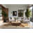Soft Plush Festa Thanksgiving Modern & Contemporary Abstract Area Rug in Beige – Beige Binding-1573038977