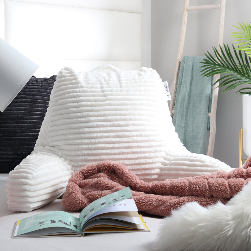 Coussin pour le dos, Blanc, 14 po x 13 po