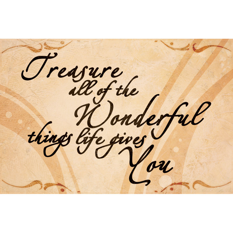Wonderful Treasure - Wrapped Canvas Print, 51cm H x 76cm W x 3.8cm D
