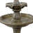 Kirt Resin Pineapple Traditional 2-Tier Solar Fountain with Battery Backup - Earth-50487458