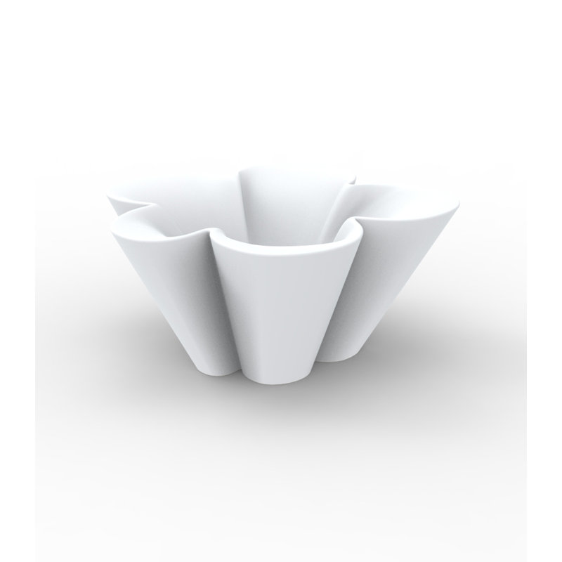 Agatha Resin Pot Planter, Ice