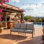Canapé de patio 70 po 3 places toutes saisons en métal
