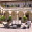 Teak 5 - Person Patio Conversation Sets with Cushions