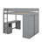 Full Size Loft Bed With Wardrobes And Desk-1603580783-1603580776