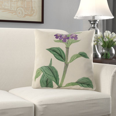 Amick Floral Reversible Throw Pillow