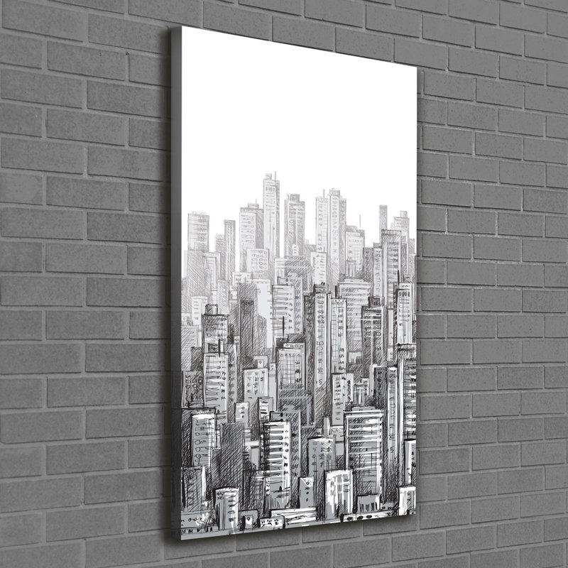 Skyscrapers - Wrapped Canvas Print