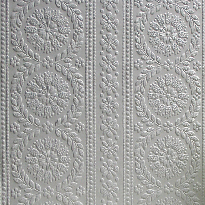 Blume 33' x 20.5" Floral and Botanical 3D Embossed Wallpaper