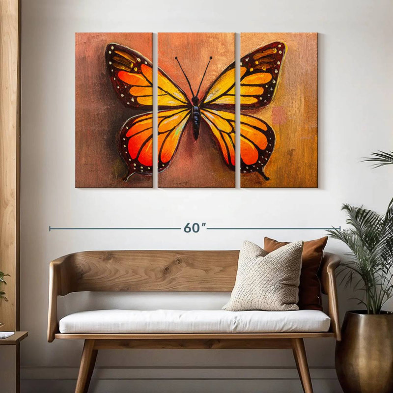 Brampt Simple Butterfly, 32" H x 50" W