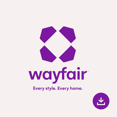 Wayfair Stacked Logo with Tagline