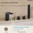 Roman Tub Faucet with Hand Shower, Waterfall Tub Filler Deck Mount-79598559