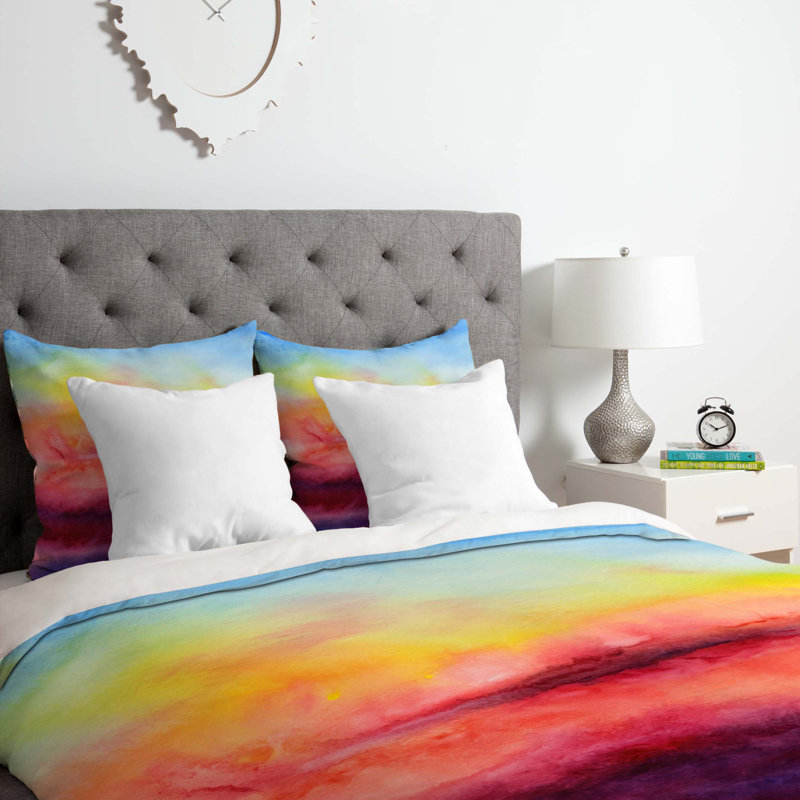 Jacqueline Maldonado Polyester Abstract Duvet Cover, King Duvet Cover + 2 King Shams