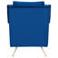 Fauteuil en velours de 28,3 po de largeur