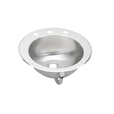 Asana Circular Drop-In Bathroom Sink with Overflow