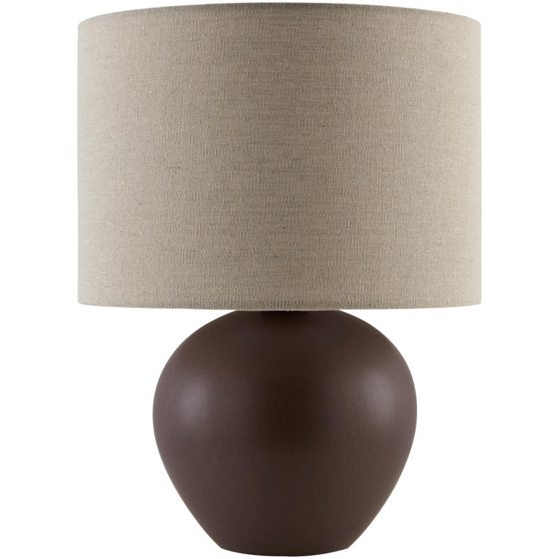 Pramit Accent Table Lamp, Brown
