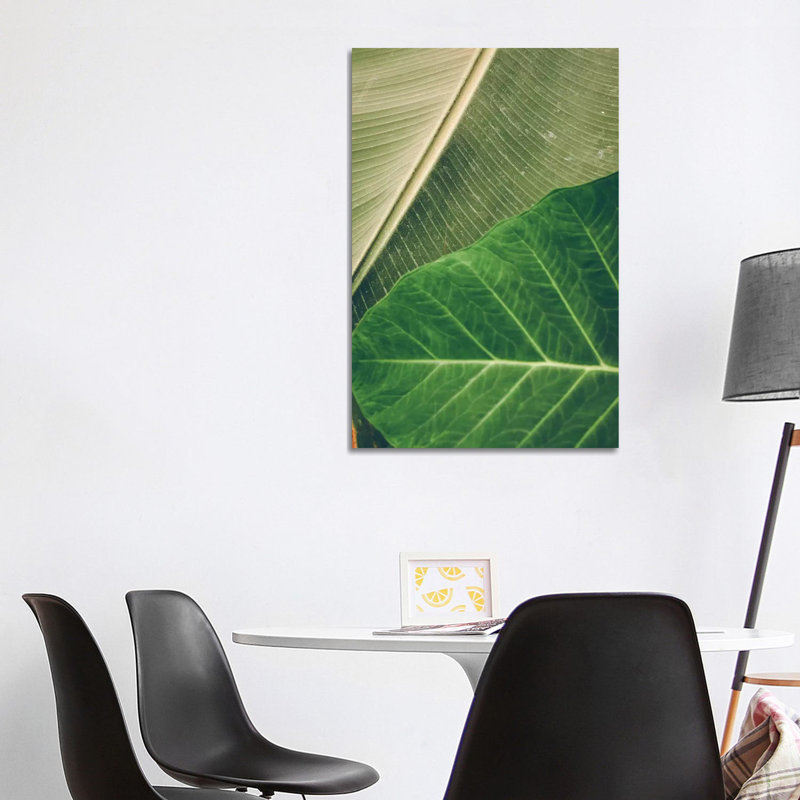 Leaves I 1 Piece Wrapped Canvas Wall Art, 101.6 cm H x 66.04 cm W x 3.175 cm D