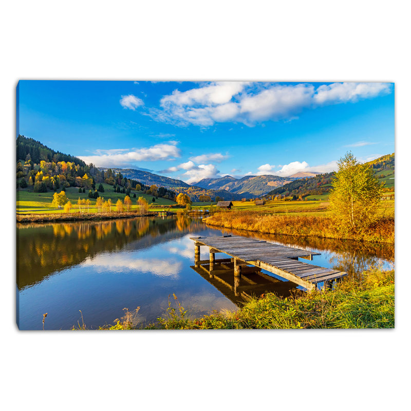Art mural sur toile Tranquil Valley Morning, H 36 po x l 42 po
